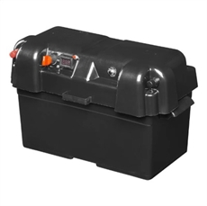 PROPLUS Haponkestävä akkukotelo, jossa on 2xUSB- ja 1x12V-pistorasia.